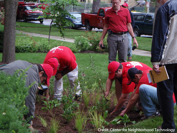 Constructing a Rain Garden Constructing a Rain Garden